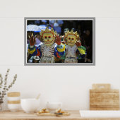 Tibetische Mönchstänzer Poster (Küche)