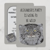Tibetische Party Einladung für Katzen wild lebende (Vorne/Hinten)