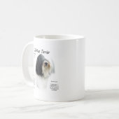 tibetische Terrier-Geschichte; ich Liebe tibetisch Kaffeetasse (Vorderseite Links)