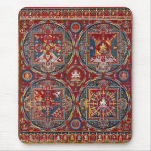 Tibetische vier Mandalas der Vajravali-Serie Mousepad