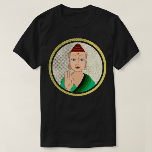 Tibetischer Buddha 1 T-Shirt (Design vorne)