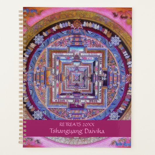 Tibetischer Buddhismus Kalachakra Sera - Mandala Planer (Vorderseite)