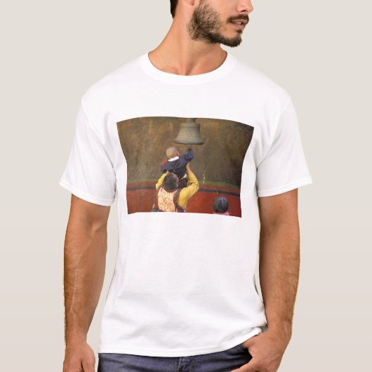 tibetischer buddhistischer Mönch, der einen Jungen T-Shirt (Vorderseite)