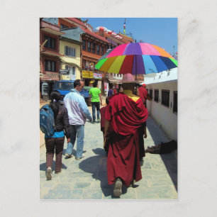 Tibetischer buddhistischer Mönch Great Supa Boudha Postkarte