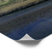 Tibetischer Hochwasserfluss und Range Poster (Ecke)