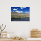 Tibetischer Hochwasserfluss und Range Poster (Küche)