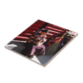 Tibetischer Junge Fliese (Seite)