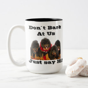 Tibetischer Mastiff-Cup Zweifarbige Tasse