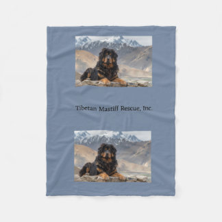 Tibetischer Mastiff in den Bergen Fleece Blanket