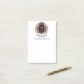 Tibetischer Mastiff-Logo-Post - Anmerkungen Post-it Klebezettel (Auf Schreibtisch)