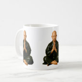 tibetischer Meditationsmönch Kaffeetasse (Vorderseite Links)