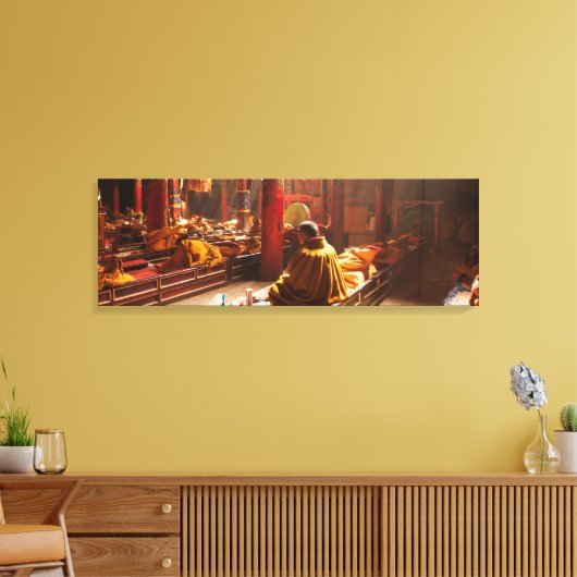 Tibetischer Mönch Leinwanddruck (Insitu (Wohnzimmer))
