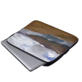 Tibetischer See Laptopschutzhülle (Vorne Knopf)