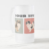 Tibetischer Spaniel 16 oz Mattierte Tasse (Vorderseite Links)