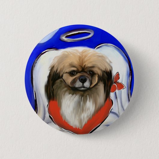 Tibetischer Spaniel Button (Vorderseite)