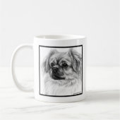 Tibetischer Spaniel, der von Glenda S. Harlan Geze Kaffeetasse (Links)