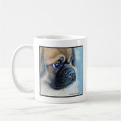 Tibetischer Spaniel Hund Kunst von Glenda S. Harla Kaffeetasse (Links)