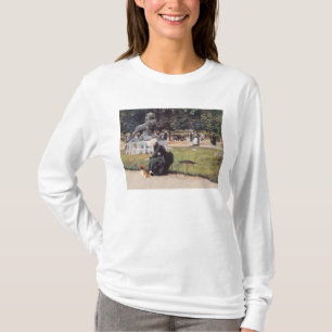 Tibetischer Spaniel im Park T-Shirt