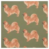 Tibetischer Spanisch (Rot) Fabric Stoff (Muster)