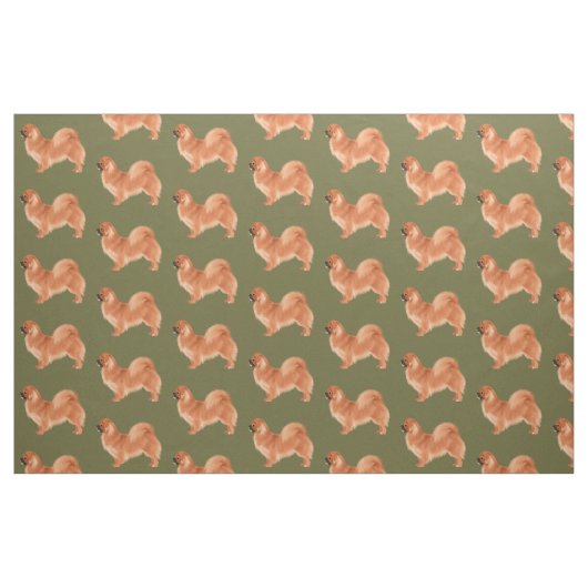 Tibetischer Spanisch (Rot) Fabric Stoff (Fat Quarter (45,7 x 55,9 cm))