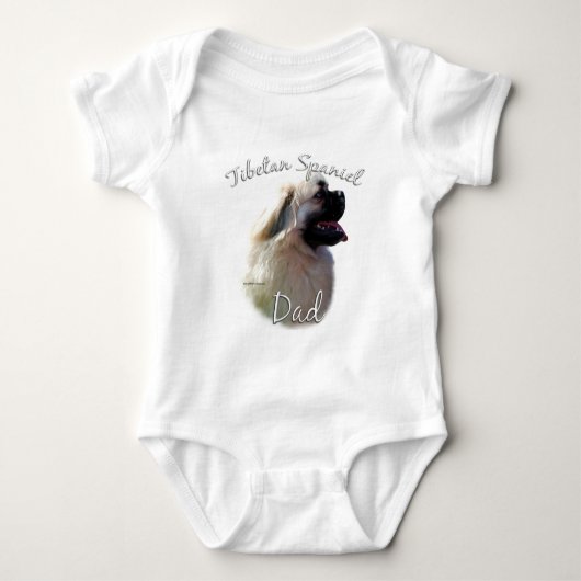 Tibetischer spanischer Vater 2 Baby Strampler (Vorderseite)