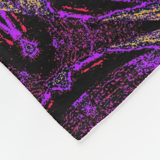 Tibetischer Star 1 Fleecedecke (Ecke)