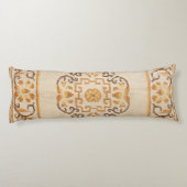 Tibetischer Tan-Gelbbraun  Seitenschläferkissen (Rückseite)