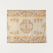 Tibetischer Tan-Gelbbraun Wandteppich (Vorderseite (Horizontal))