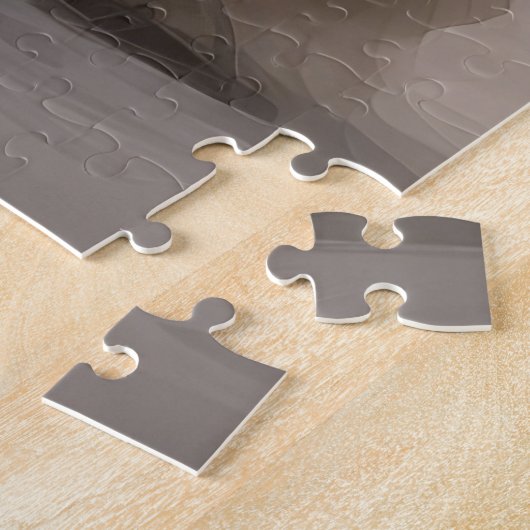 Tibetischer Terrier Dog zu Schneehochzeiten Puzzle (Seite)