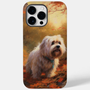 Tibetischer Terrier im Herbstfall Inspiriert Case-Mate iPhone 14 Pro Max Hülle