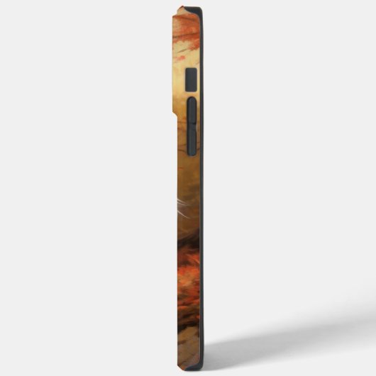 Tibetischer Terrier im Herbstfall Inspiriert Case-Mate iPhone Hülle (Rückseite / Links)