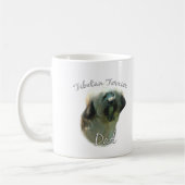 Tibetischer Terrier-Vater 2 Kaffeetasse (Links)