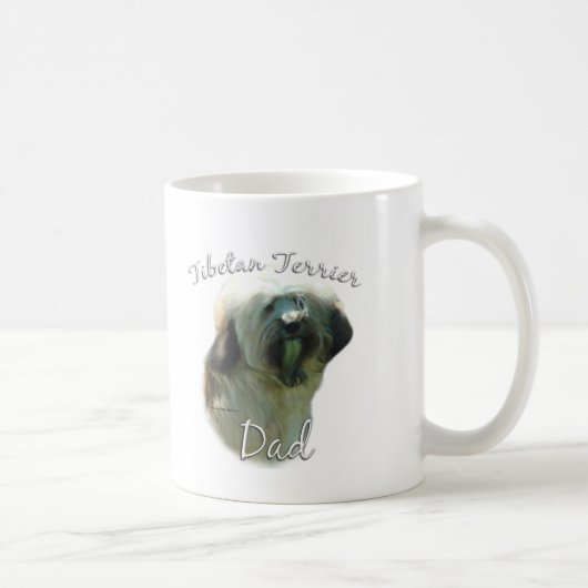 Tibetischer Terrier-Vater 2 Kaffeetasse (Rechts)