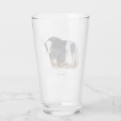 Tibetischer Yak Glas (Rückseite)