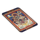 Tibetisches Rad des Lebenszyklus von Samsara Magnet (Rechte Seite)