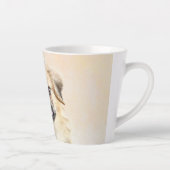 Tibetisches spanisches Gemälde - Niedliche Hundeku Milchtasse (Rechts)