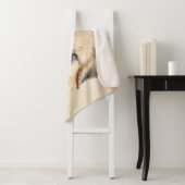 Tibetisches spanisches Gemälde - Niedliche Hundeku Sherpadecke (Beispiel)