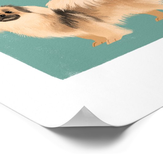 Tibetisches Spanisches Poster (12 verschiedene Tib (Ecke)