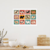 Tibetisches Spanisches Poster (12 verschiedene Tib (Küche)