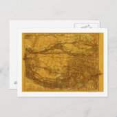 TibetPanoramakarte Tibet 2 Postkarte (Vorne/Hinten)