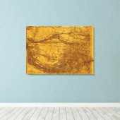 TibetPanoramakarte Tibet Leinwanddruck (Insitu (Holzboden))