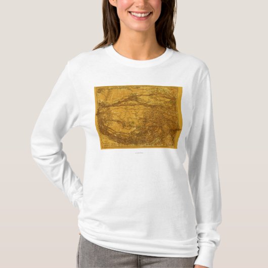 TibetPanoramic MapTibet 2 T-Shirt (Vorderseite)