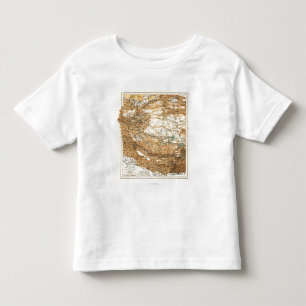 TibetPanoramic MapTibet Kleinkind T-shirt