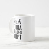 Tibia-Plateau-resiliente-Erholungs-Baseball-T-Shir Kaffeetasse (Vorderseite Links)