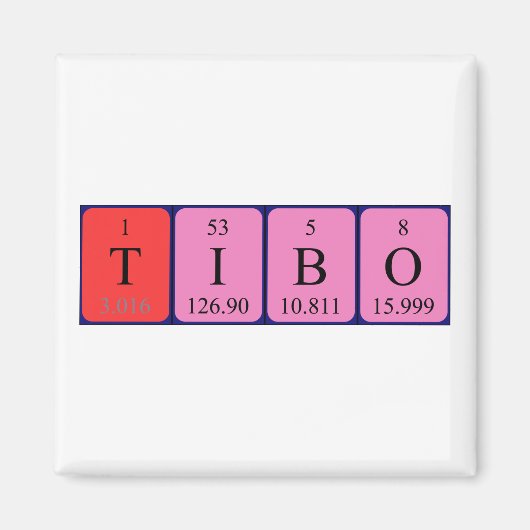 Tibo-Periodenmagnet Magnet (Vorne)