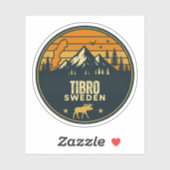 Tibro, Schweden Schweden Aufkleber (Blatt)