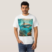 Tiburón tigre T-Shirt (Vorne ganz)