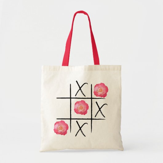 Tic-Tac-Rose-Tasche Tragetasche (Vorne)