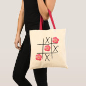 Tic-Tac-Rose Tote Tragetasche (Vorderseite (Produkt))