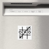 Tic Tac Toe - 3 in einer Reihe Magnet (In Situ (Geschirrspüler))